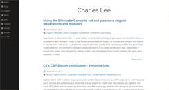 Desktop Screenshot of charlesjlee.com